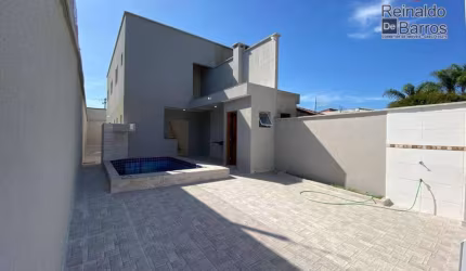 Sobrado com 3 dormitórios e piscina à venda por R$ 520.000 - Loty - Itanhaém/SP