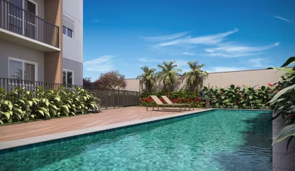 Vibra Santo Amaro - 2 Dorm 37 à 41m2 c/Sacada e opção de vaga
