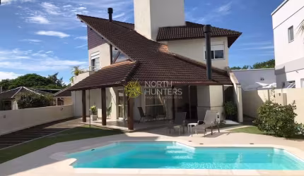 Casa com 3 dormitórios para locação anual, com piscina aquecida - Daniela - Florianópolis/SC