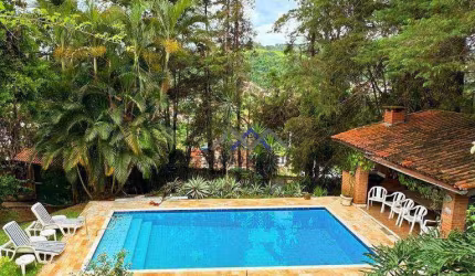 Chácara à venda em condomínio em Itatiba, com pomar, piscina, 6 quartos, 6 vagas.
