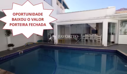 Casa Térrea com Piscina em Atibaia PORTEIRA FECHADA