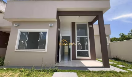 Linda casa linear independente com 03 quartos á venda, 72 m² - Residencial Rio das Ostras - Rio das Ostras/RJ