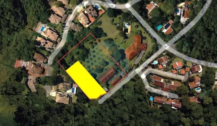 Terreno em condomínio fechado à venda na Rua Austrália, 586, Granja Viana, Carapicuíba por R$ 750.000