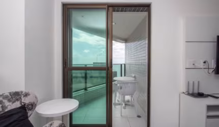 Apartamento MOBILIADO, 1 Quarto, Avenida Boa Viagem!