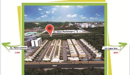 Casa para venda tem 75 metros quadrados com 3 quartos Olavo montengro