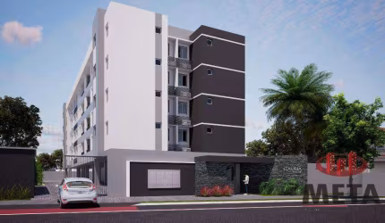 Apartamento com 2 dormitórios à venda, 47 m² por R$ 268.776,00 - Itaum - Joinville/SC