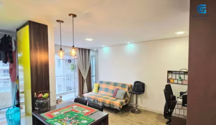 Vendo lindo Apartamento de 1 dormitório com lazer completo e garagem na Vila Mathias em Santos