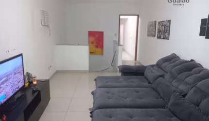 Vendo Sobreposta Alta de 2 dormitórios com varanda e garagem na Cidade Náutica em São Vicente