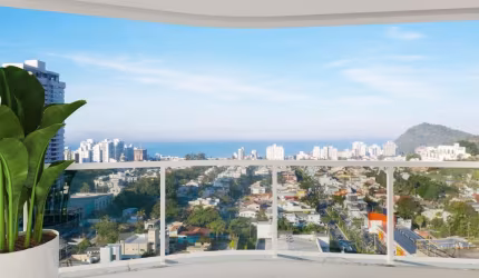 Apartamento mobiliado na Praia Brava com vista para o mar