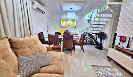 Casa em condomínio fechado com 2 quartos à venda na Rua Virgínia Vidal, 232, Tanque, Rio de Janeiro, 125 m2 por R$ 450.000