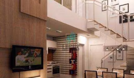 Apartamento Duplex com 1 dormitório à venda, 62 m² por R$ 642.106,00 - Jardim do Mar - São Bernardo do Campo/SP