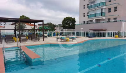 Apartamento para alugar, 90 m² por R$ 6.435,90/mês - Vila Scarpelli - Santo André/SP