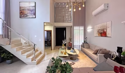 Sobrado de 440 m² com 04 suítes à venda por R$ 4.900.000 no Alphaville Flamboyant - Goiânia/GO