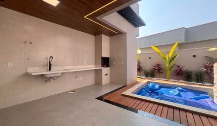 Casa de 185 m² com 04 suítes à venda por R$ 1.500.000 - Terras Alpha Residencial 2 - Senador Canedo/GO