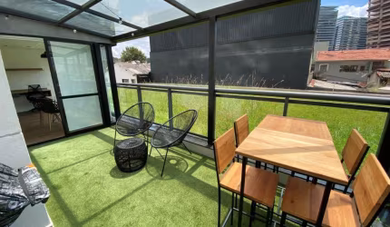 EXCELENTE STUDIO (GARDEN) - MOBILIADO - LAZER - LOCALIZAÇÃO PRIVILEGIADA