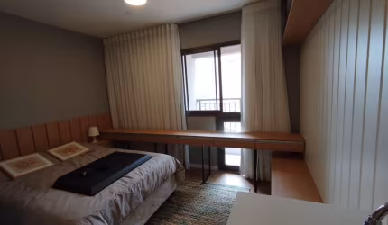 EXCELENTE STUDIO MOBILIADO - LAZER - LOCALIZAÇÃO PRIVILEGIADA