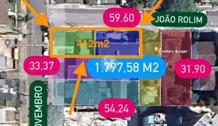 Casa residencial sobre 2 terrenos com potencial comercial e empreendimento.