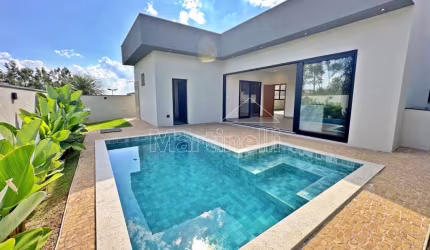 Casa térrea de Alto Padrão com 280m² de área construida à venda no Condomínio Reserva Santa Luisa, próximo ao Colégio Pequeno Príncipe - Ribeirão Preto/SP.