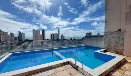 Oferta!! Apartamento Flat Mobiliado No Cond. Manhattan - Ponta Negra