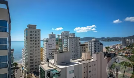 Linda cobertura com vista permanente da Praia em MEIA PRAIA