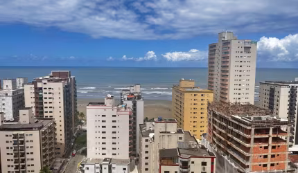 Lindo e prontinho para morar com 2 varandas vista mar