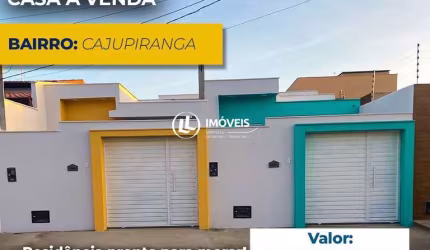 Casa de 2 quartos com suíte á venda em Cajupiranga - Parnamirim-RN.