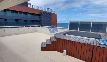 Apartamento porteira fechada quarto e sala com vista mar 180m2 em Armação