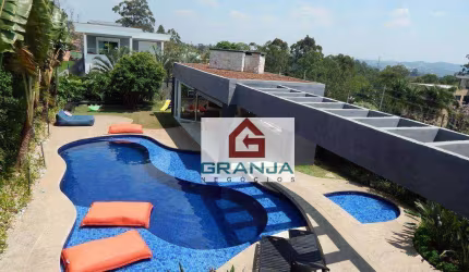 Casa com 4 dormitórios à venda, 500 m² por R$ 4.300.000,00 - Granja Viana - Cotia/SP