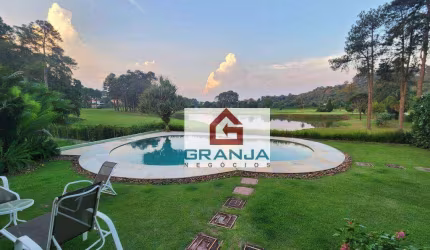Mansão PORTEIRA FECHADA com 4 suítes Master / closet, 724 m² - venda por R$ 5.900.000 ou aluguel por R$ 38.000/mês - São Fernando Golf Club - Cotia/SP