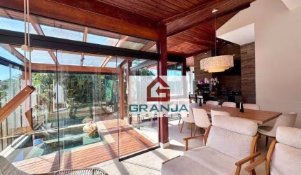 Maravilhosa casa com 4 dormitórios, piscina, hidro à venda, 444 m² por R$ 2.650.000 - Palos Verdes - Cotia/SP