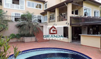 Linda Casa com 4 dorms (2 suítes) + APTO independente! 517 m² - venda por R$ 1.880.000 ou aluguel por R$ 11.952/mês - Miolo da Granja - Cotia/SP