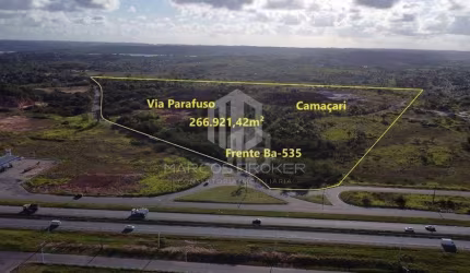 Terreno Industrial à Venda na Via Parafuso – 266.921m² | Polo Petroquímico de Camaçari | Ideal para Logística e Indústria | Isento de IPTU!