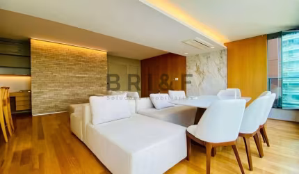 APARTAMENTO PARA VENDA E LOCAÇÃO HABITARTE 131 M², 2 SUÍTES, 2 VAGAS MOBILIADO - BROOKLIN