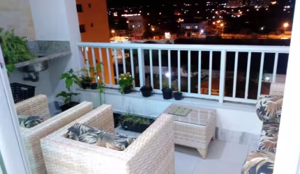 3 Quartos - 1 Suíte - 85 m² - Varanda Gourmet - Armários Planejados - 2 Vagas de Garagem