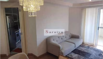 Apartamento com 3 dormitórios à venda, 71 m² por R$ 490.000 - Parque Jaçatuba - Santo André/SP