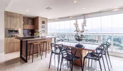 APARTAMENTO ALTO PADRÃO 172 M² - TATUAPÉ - TOTALMENTE MOBILIADO
