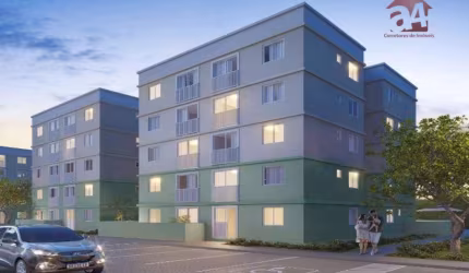 Apartamento com 2 dormitórios à venda, 44 m² por R$ 232.810,00 - Jardim das Margaridas - Salvador/BA