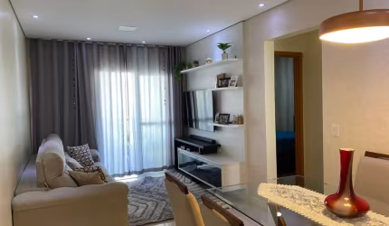 Apartamento com 63m², 2 dormitórios, 1 suíte, 1 vaga, aceita permuta maior valor!