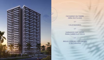 Apartamento à venda de 1 quarto com varanda em Jaguaribe