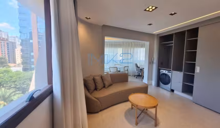 Descubra este sofisticado apartamento de 49m² no exclusivo Condomínio Cyrela, Vila Olímpia, São Pau