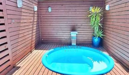 CASA 2 Quartos, Piscina, 1 Vaga - Barra do Aririú - Santa Catarina