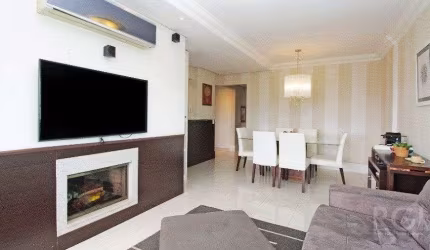 Apartamento para Venda  -  2 dormitórios,  1 suite,  andar alto,  LAREIRA, CHURRASQUEIRA 2 vagas - Petrópolis