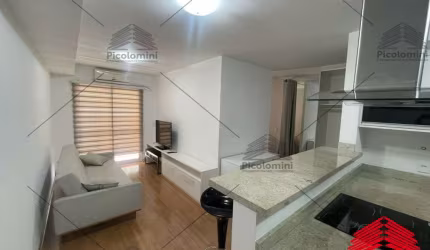 Apto tipo Flat para locação no Luzes da Mooca com 50 m², Cyrella, com 1 suíte, 1 vaga de garagem coberta, cozinha americana, academia, salão gourmet, lavanderia, mini mercado
