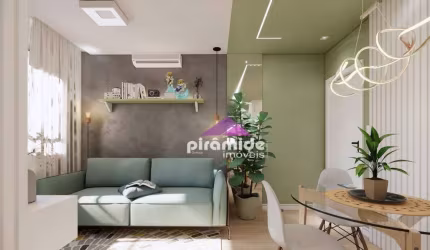 Apartamento com 2 dormitórios à venda, 50 m² por R$ 308.083,00 - Jardim das Gaivotas - Caraguatatuba/SP