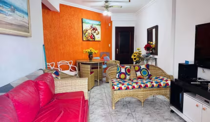 Apartamento com 1 quarto, Caiçara, Praia Grande - R$ 310 mil, Cod: 70833573