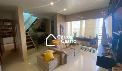 Oportunidade!!! Linda Cobertura Vilas da Barra, 180 m², 3 pavimentos p/venda com 2 Suítes e closets