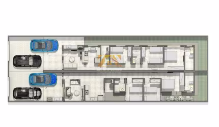 Casa 2/4, sendo 1 suíte, 110 m² - 1406 sul (Arse 142) - Palmas/TO