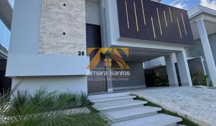 Casa Alto Padrão com 4 suítes, 332,11 m² - Condomínio Alphaville - Palmas/TO