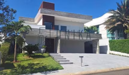 Casa de luxo em condomínio: 4 quartos, 4 suítes, 3 salas, 6 banheiros, 4 vagas - Campinas-SP.