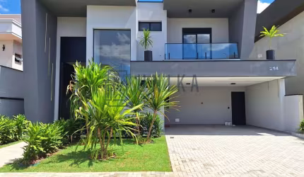 Casa de luxo em condomínio em Campinas-SP, 5 quartos, 5 suítes, 3 salas, 7 banheiros, 4 vagas de garagem, 340m².
